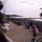 Sandstrandabschnitt bei Playa de las Americas (Teneriffa)