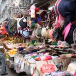 Verschiedene Waren auf den Märkten