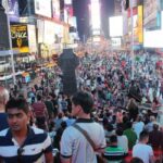 Menschenmassen am Times Square