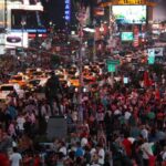 Geordnetes Chaos am Times Square