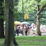 Verkaufsstände im Central Park