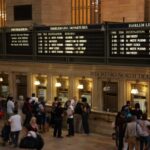 Anzeigentafel im Grand Central Terminal