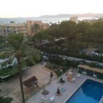 Blick vom Zimmer-Balkon des Hotel Niagara