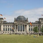 Reichstagsgebäude in Berlin mit Kuppel