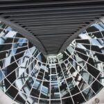 Blick in den Plenarsaal von der Reichstagskuppel