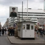 Nachbildung der ersten amerikanischen Kontrollbaracke