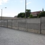 Mauer von Ost-Berlin gesehen