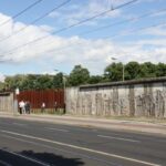 Blick auf die Mauer von West-Berlin
