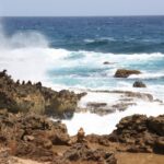 Ost-Küste mit Brandung auf Aruba
