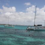 Katamarane beim Schnorcheln auf Aruba