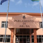 Parlamentsgebäude von Aruba in Oranjestad