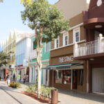 Bunte Häuser in Oranjestad