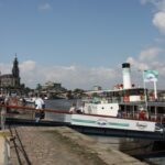 Raddampfer am Dresdner Terrassenufer