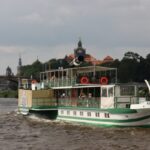 Dresdner Raddampfer auf der Elbe