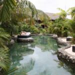 Parklandschaft im Kontiki Beach Resort Cuuuracao