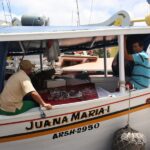 Verkauf direkt aus dem Boot