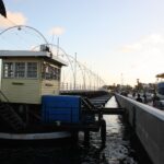 Offene Königin-Emma-Brücke in Willemstad