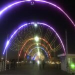 Königin Emma Brücke bei Nacht