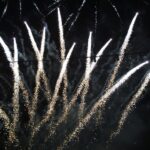 buntes Lichter-Feuerwerk