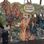 Fotowand am Riesenradplatz im Volksprater Wien